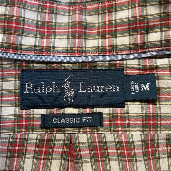 Ralph Lauren short sleeve button down collar shirt. M - Picture 7 of 7